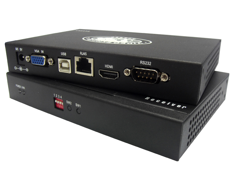 IPHV-120S（VGA/HDMI/DVI&USB&Audio&Mic&RS232 OVER IP)