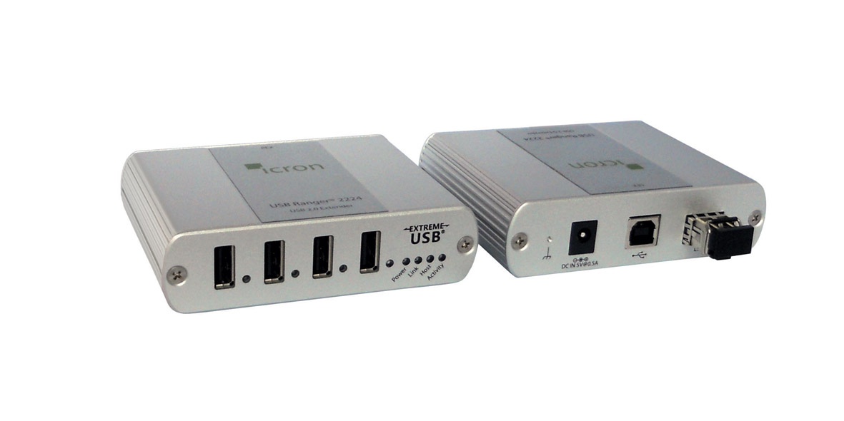 USB-2224(4 USB2.0 Extender ,Optical fiber transmission 500m )