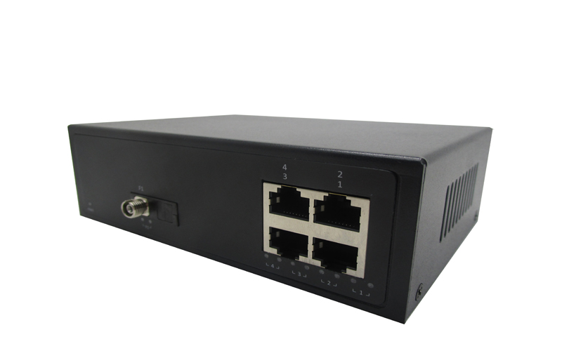 E1-1GO4GE-FC20(1 Optical port,4 Network ports 1000M switch)