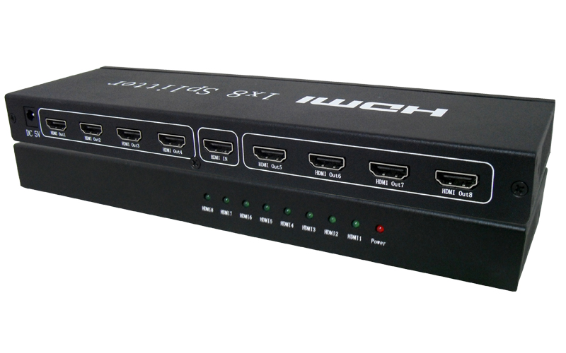 HDV-SP8(H)(1x8 HDMI Splitter )