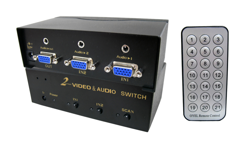  VGA-201A（2 To 1 VGA&Audio Switch）