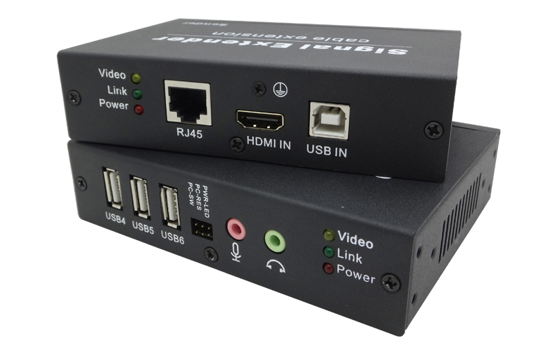HDB-100HU2(HDMI+USB+AUDIO+MIC+Remote switch Extender 100m)