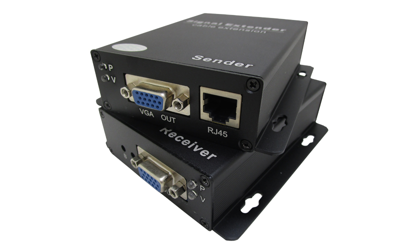 VGA-100HD audio and video extender (industrial grade)