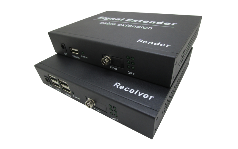 USB-2034(D)( Four-port Singlemode Fiber 20km extender)