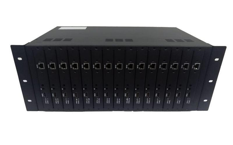 HDMI HD video network extender 4U rack