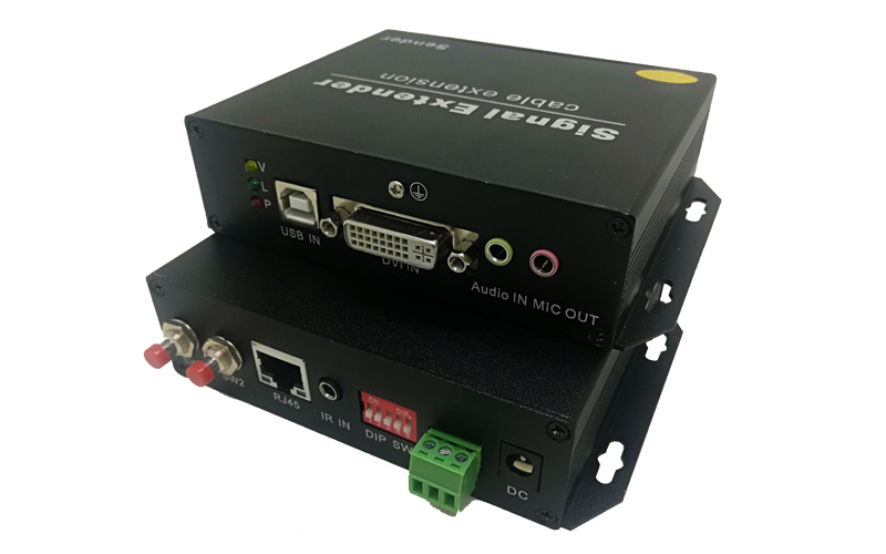 IPDE-125UAS(DVI+USB2.0+Two Way Audio+Two Way RS232+IR)High Speed Extender