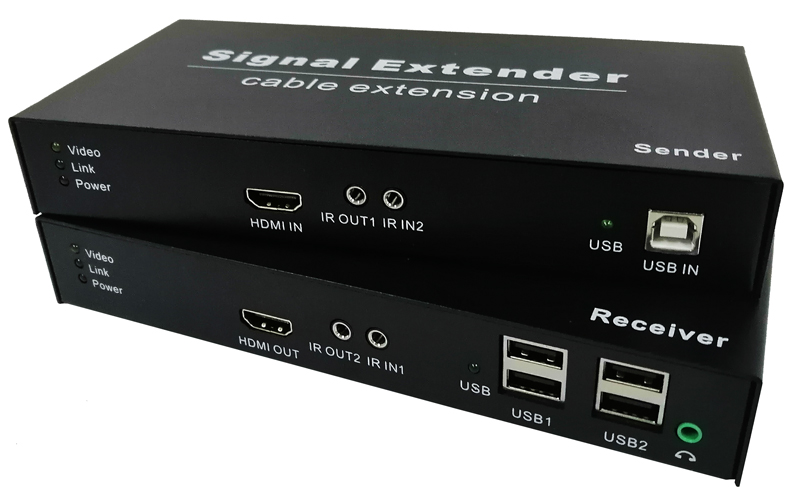 HDT-50HUAS(HDMI+USB2.0+Two Way IR+AUDIO+RS232)Uncompressed Extend 50m