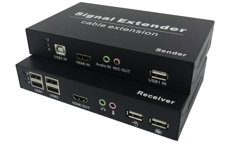 IPHEK-120UA(HDMI+USB+Two Way Audio+Remote switch/IR)High Speed Extender