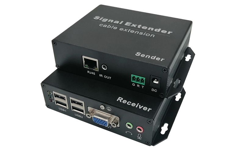 IPVE-120UAS(VGA+USB2.0+Two Way Audio+Two Way RS232+IR)High Speed Extender