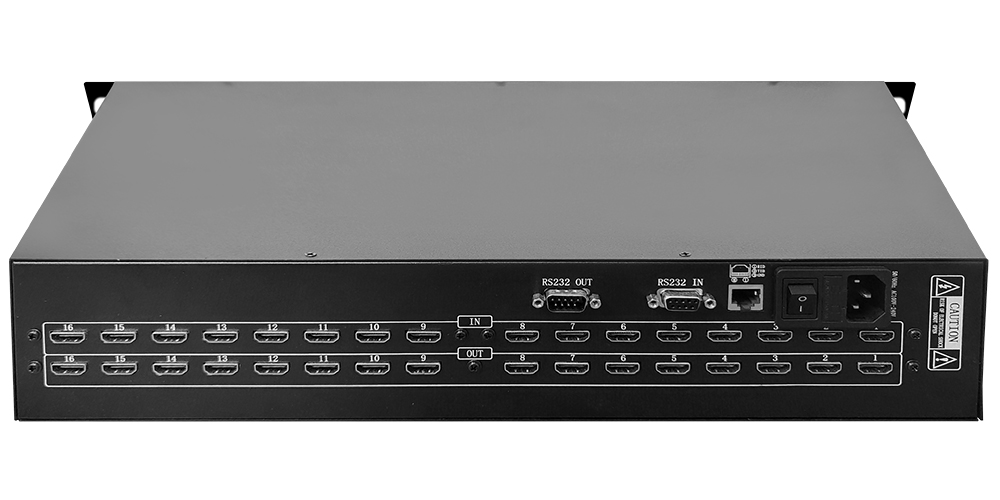 HMX-16x16(HDMI16 into 16 video matrix)
