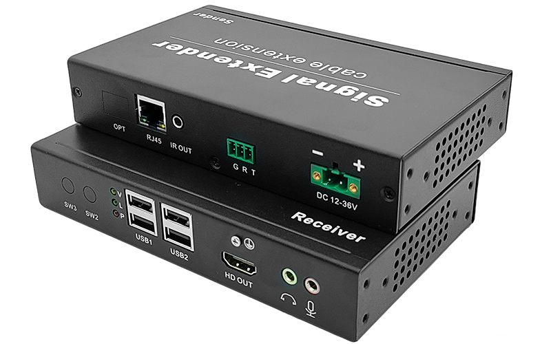 IPHT-120UAS(HDMI+USB2.0+Two Way Audio+Two Way RS232+IR)High Speed Extender